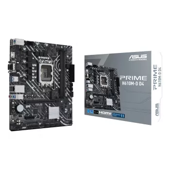 ASUS PRIME H610M-D D4 Intel H610 LGA 1700 micro ATX pagrindinė plokštė