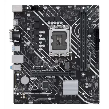 ASUS PRIME H610M-D D4 Intel H610 LGA 1700 micro ATX pagrindinė plokštė