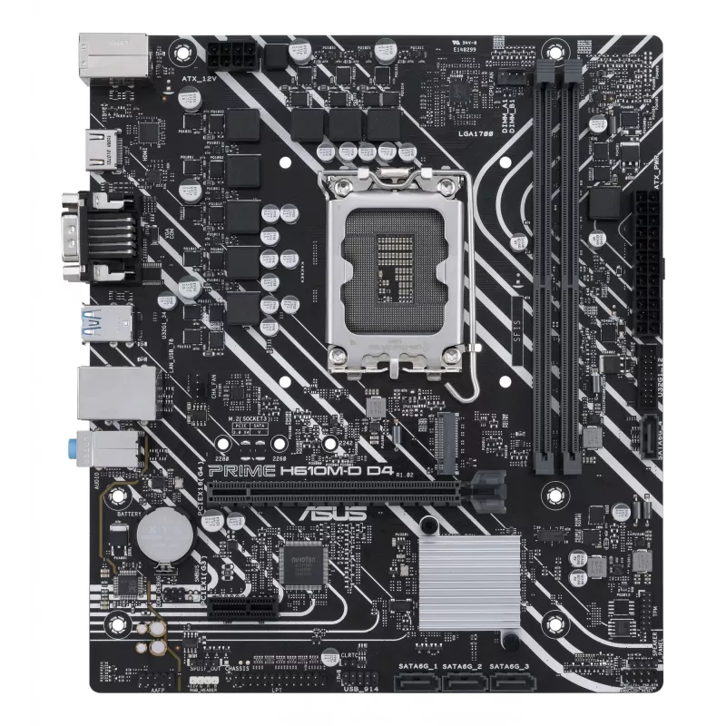 ASUS PRIME H610M-D D4 Intel H610 LGA 1700 micro ATX pagrindinė plokštė