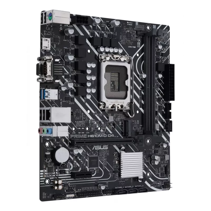 ASUS PRIME H610M-D D4 Intel H610 LGA 1700 micro ATX pagrindinė plokštė