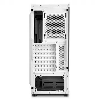 PC korpusas Sharkoon RGB Slider Midi Tower baltas