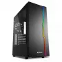 PC korpusas Sharkoon RGB Slider Midi Tower juodas
