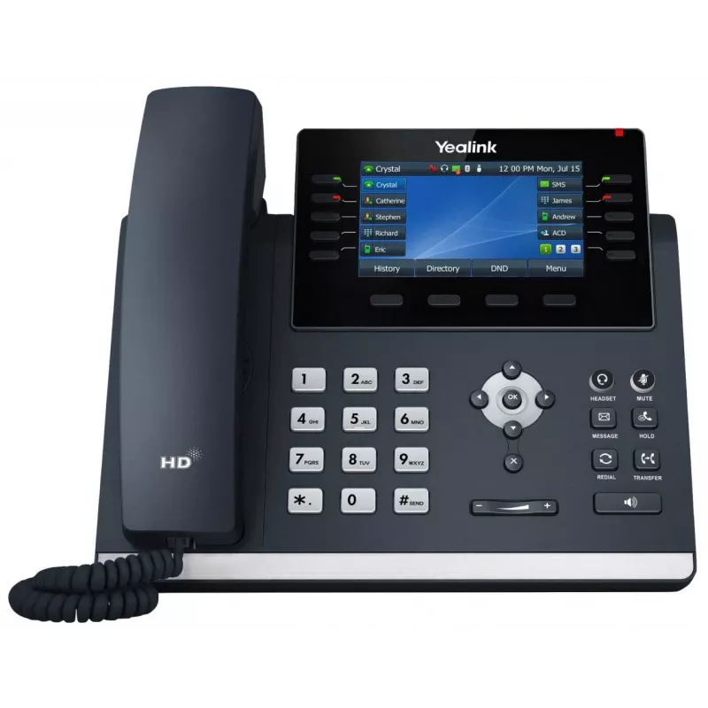 Yealink SIP-T46U IP telefonas pilkas LCD Wi-Fi