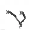 Neomounts DS70-700BL2 Monitor laikiklis 17-27 colių - dujinis spyruoklinis, spaustuvas, 7 kg, 43,2 cm (17 inch), 68,6 cm (27 inch), 100 x 100 mm, juodas