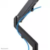 Neomounts DS70-700BL2 Monitor laikiklis 17-27 colių - dujinis spyruoklinis, spaustuvas, 7 kg, 43,2 cm (17 inch), 68,6 cm (27 inch), 100 x 100 mm, juodas