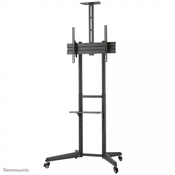 Neomounts FL50-550BL1 TV vežimėlis 37-70 colių, juodas, mobilus ant grindų stovas, plieninis, 50 kg, 94 cm (37 col.), 177,8 cm (70 col.)