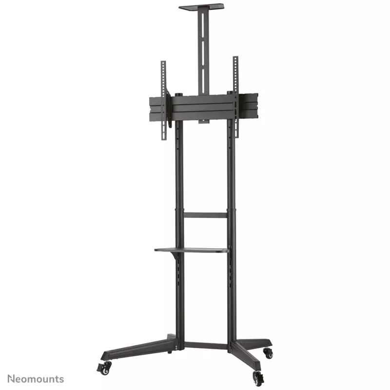 Neomounts FL50-550BL1 TV vežimėlis 37-70 colių, juodas, mobilus ant grindų stovas, plieninis, 50 kg, 94 cm (37 col.), 177,8 cm (70 col.)