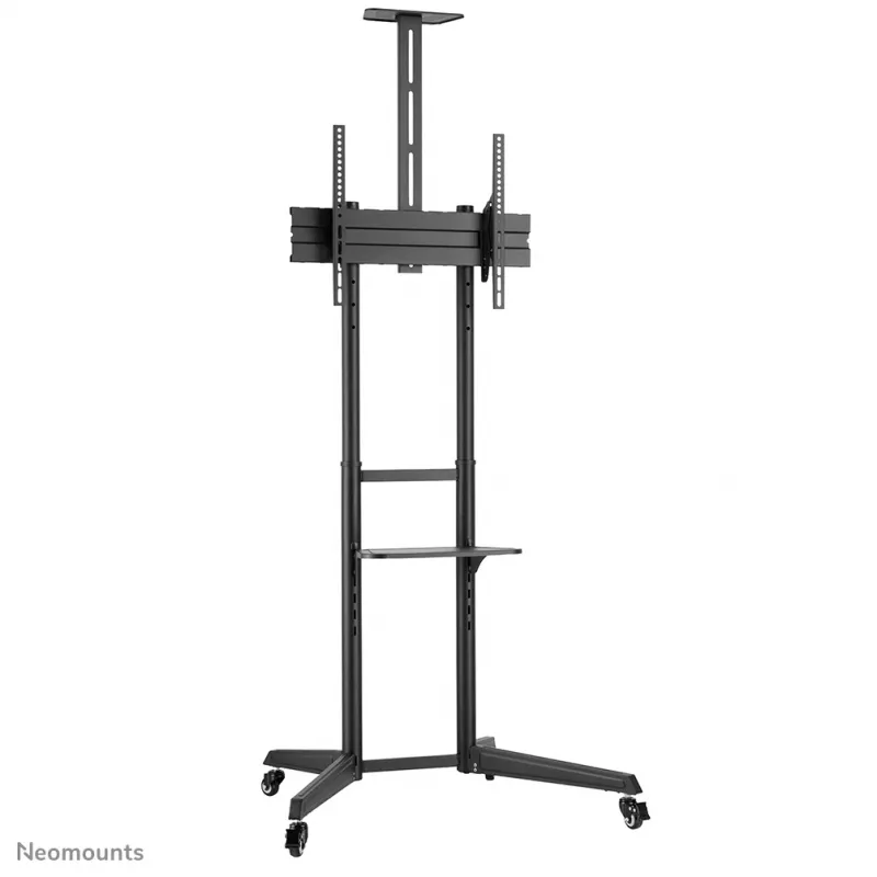 Neomounts FL50-550BL1 TV vežimėlis 37-70 colių, juodas, mobilus ant grindų stovas, plieninis, 50 kg, 94 cm (37 col.), 177,8 cm (70 col.)