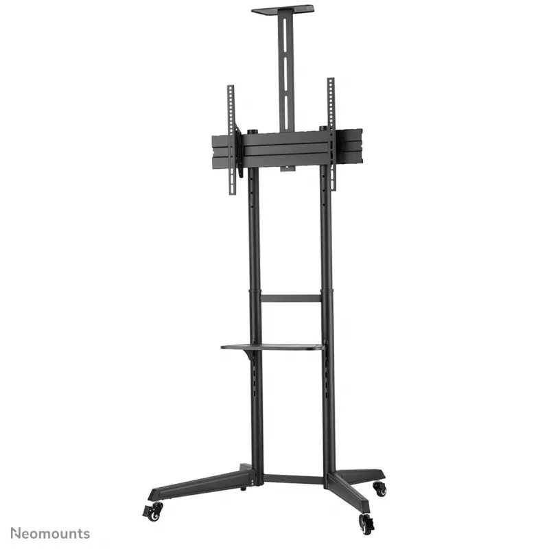 Neomounts FL50-550BL1 TV vežimėlis 37-70 colių, juodas, mobilus ant grindų stovas, plieninis, 50 kg, 94 cm (37 col.), 177,8 cm (70 col.)