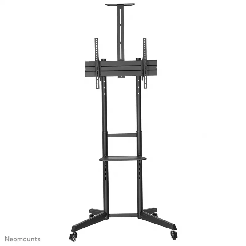 Neomounts FL50-550BL1 TV vežimėlis 37-70 colių, juodas, mobilus ant grindų stovas, plieninis, 50 kg, 94 cm (37 col.), 177,8 cm (70 col.)
