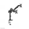 Neomounts DS70-750BL2 Monitorinis laikiklis 17-27 colių – dujinė spyruoklė, spaustuvas/anginis tvirtinimas, 7 kg, 100 x 100 mm, juodas