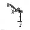 Neomounts DS70-750BL2 Monitorinis laikiklis 17-27 colių – dujinė spyruoklė, spaustuvas/anginis tvirtinimas, 7 kg, 100 x 100 mm, juodas