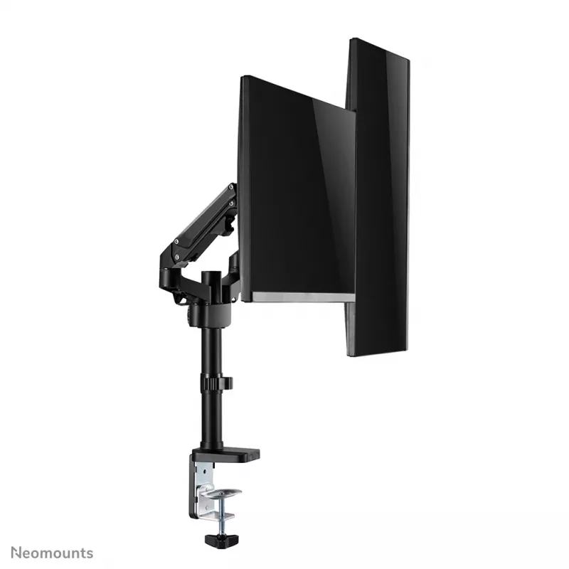 Neomounts DS70-750BL2 Monitorinis laikiklis 17-27 colių – dujinė spyruoklė, spaustuvas/anginis tvirtinimas, 7 kg, 100 x 100 mm, juodas