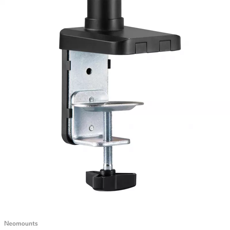 Neomounts DS70-750BL2 Monitorinis laikiklis 17-27 colių – dujinė spyruoklė, spaustuvas/anginis tvirtinimas, 7 kg, 100 x 100 mm, juodas