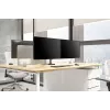 Neomounts DS70-750BL2 Monitorinis laikiklis 17-27 colių – dujinė spyruoklė, spaustuvas/anginis tvirtinimas, 7 kg, 100 x 100 mm, juodas