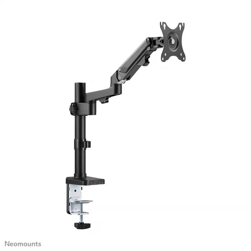 Neomounts DS70-750BL1 Monitoriaus ranka 17-27 colių - dujinė spyruoklė, spaustuvas/įvorė, 7 kg, 43,2 cm (17 colių), 68,6 cm (27 colių), 100 x 100 mm, Juoda