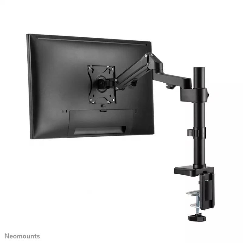 Neomounts DS70-750BL1 Monitoriaus ranka 17-27 colių - dujinė spyruoklė, spaustuvas/įvorė, 7 kg, 43,2 cm (17 colių), 68,6 cm (27 colių), 100 x 100 mm, Juoda