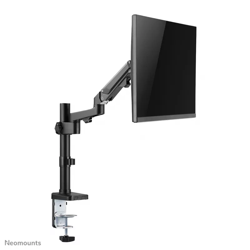 Neomounts DS70-750BL1 Monitoriaus ranka 17-27 colių - dujinė spyruoklė, spaustuvas/įvorė, 7 kg, 43,2 cm (17 colių), 68,6 cm (27 colių), 100 x 100 mm, Juoda