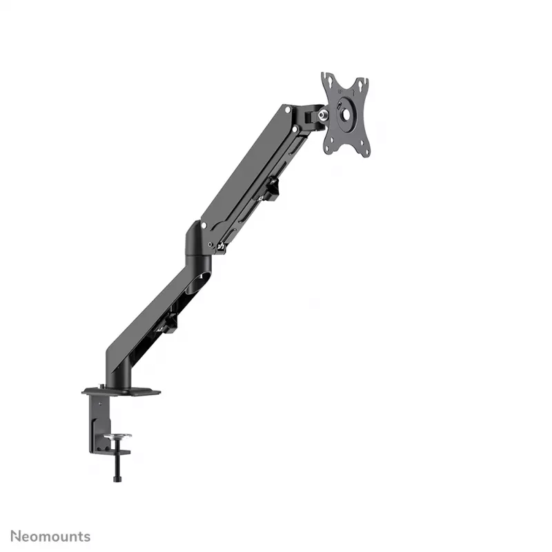 Neomounts DS70-700BL1 Monitoriaus laikiklis 17-27 colių - dujinė spyruoklė, spaustuvas, 7 kg, 43,2 cm (17 colių), 68,6 cm (27 colių), 100 x 100 mm, Juodas
