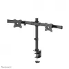 Neomounts FPMA-DCB100DBLACK Dvigubas monitoriaus laikiklis 10-27 colių, spaustuvas/įvorė, 10 kg, juodas