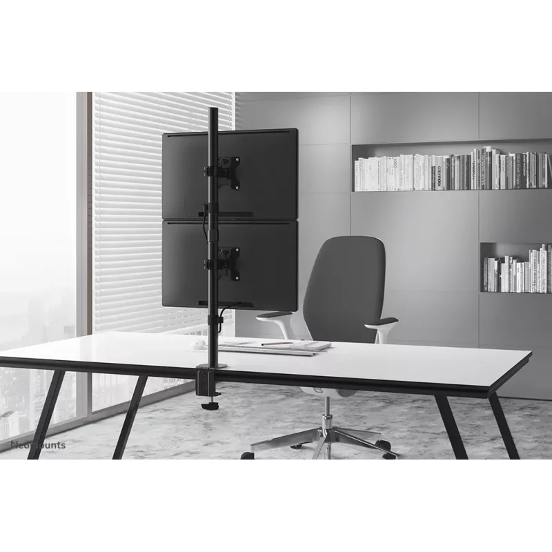 Neomounts FPMA-D550DVBLACK monitorio laikiklis 10-32 colių – vertikalus montavimas