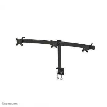 Neomounts FPMA-D700D3 monitorių laikiklis trims ekranams 10-27 colių, spaustuvas, 8 kg, 100x100 mm, juodas