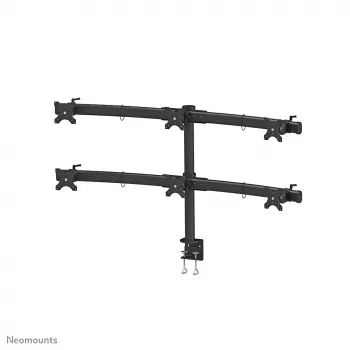 Neomounts FPMA-D700D6 Monitorių laikiklis 19-27 colių, spaustuvas, 8 kg, 48,3 cm (19 col.), 68,6 cm (27 col.), 100 x 100 mm, juodas