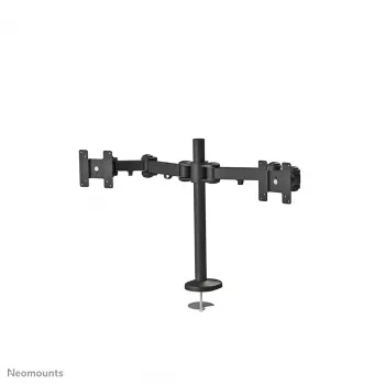 Neomounts FPMA-D960DG monitorių laikiklis dviems ekranams 10-27 colių, per stalą, 8 kg, 25,4 cm (10 colių), 68,6 cm (27 colių), 100 x 100 mm, juodas