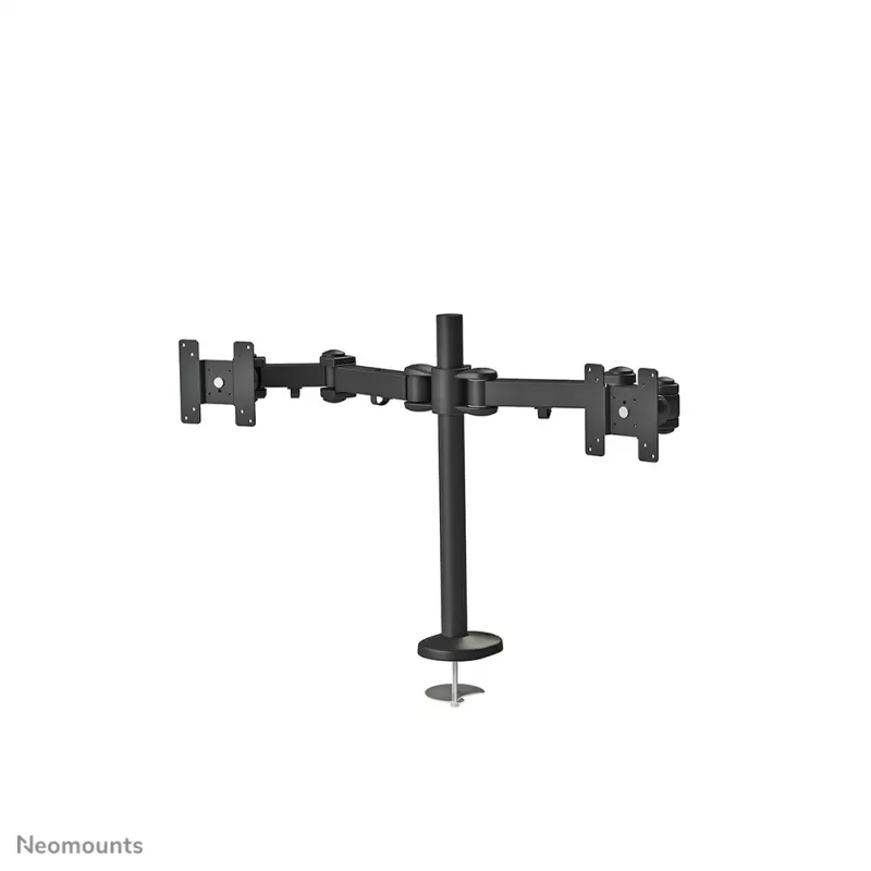Neomounts FPMA-D960DG monitorių laikiklis dviems ekranams 10-27 colių, per stalą, 8 kg, 25,4 cm (10 colių), 68,6 cm (27 colių), 100 x 100 mm, juodas