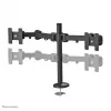 Neomounts FPMA-D960DG monitorių laikiklis dviems ekranams 10-27 colių, per stalą, 8 kg, 25,4 cm (10 colių), 68,6 cm (27 colių), 100 x 100 mm, juodas