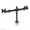 Neomounts FPMA-D960DG monitorių laikiklis dviems ekranams 10-27 colių, per stalą, 8 kg, 25,4 cm (10 colių), 68,6 cm (27 colių), 100 x 100 mm, juodas