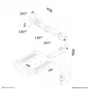 Neomounts FPMA-D960NOTEBOOK monitorio rankena su nešiojamojo kompiuterio laikikliu 10-27 colių