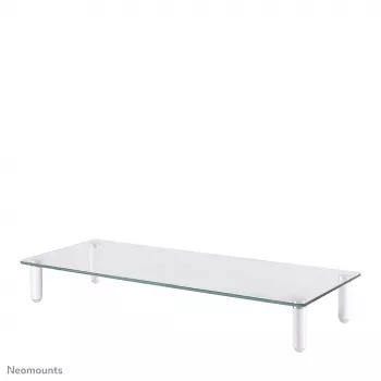 Neomounts NSMONITOR10 monitoriaus/nešiojamojo kompiuterio pakėlimo stovas - universalus, 25 kg, aukščio reguliavimas, permatomas