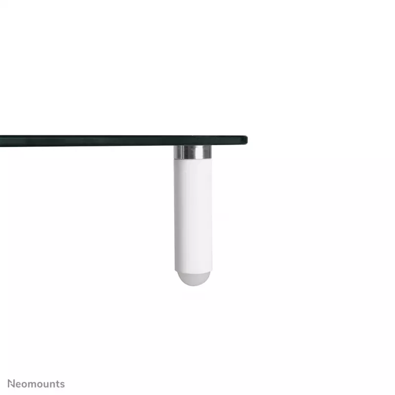 Neomounts NSMONITOR10 monitoriaus/nešiojamojo kompiuterio pakėlimo stovas - universalus, 25 kg, aukščio reguliavimas, permatomas