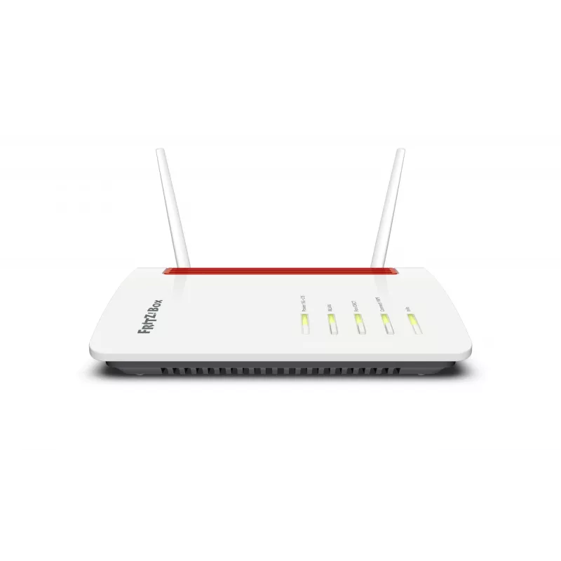 FRITZ!Box 6850 5G belaidis maršrutizatorius Gigabit Ethernet dviejų juostų (2,4 GHz / 5 GHz) Juoda, Raudona, Balta
