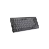 LOGITECH MX Mechanical Mini belaidė apšviesta klaviatūra, grafito spalva, Tactile Quiet, QWERTZ vokiškas išdėstymas