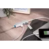 DIGITUS USB 3.0 3 prievadų HUB ir Gigabit LAN adapteris 3xUSB A/M, 1xUSB A/F, 1xRJ45 LAN, palaiko Windows ir Mac OS