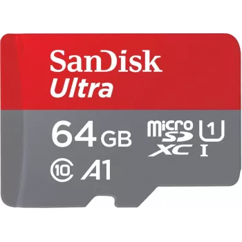 WESTERN DIGITAL SanDisk Ultra micro SDXC 64GB su SD adapteriu 140MB/s A1 Class 10 UHS-I – vaizdinė pakuotė