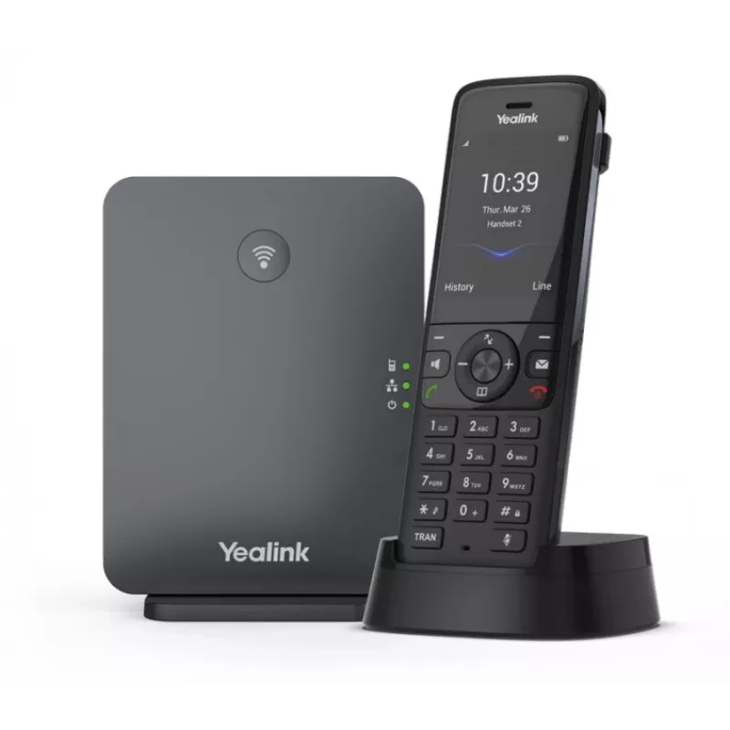 Yealink W78P IP belaidis telefonas Juodas TFT