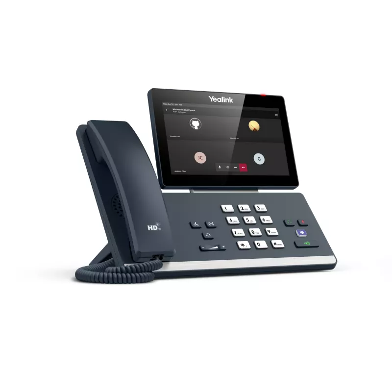 Yealink MP58 Microsoft Teams Edition IP telefonas, pilka spalva, laidinis ragelis, stalinis, Android, Microsoft Teams