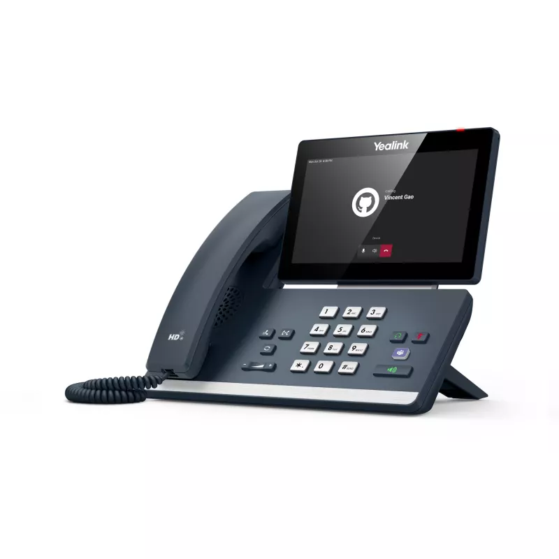 Yealink MP58 Microsoft Teams Edition IP telefonas, pilka spalva, laidinis ragelis, stalinis, Android, Microsoft Teams