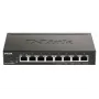 D-Link DGS-1100-08PV2 valdomas L2/L3 Gigabit Ethernet (10/100/1000) Power over Ethernet (PoE) perjungiklis, juodas