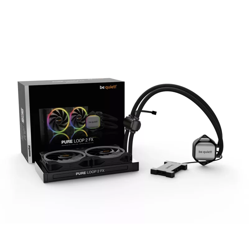 be quiet! Pure Loop 2 FX 240mm procesoriaus vandens aušintuvas 12 cm juodas