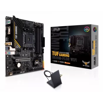 ASUS TUF GAMING A520M-PLUS WIFI pagrindinė plokštė AMD A520 Socket AM4 micro ATX