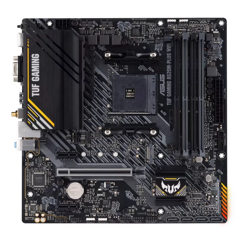 ASUS TUF GAMING A520M-PLUS WIFI pagrindinė plokštė AMD A520 Socket AM4 micro ATX