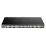 D-Link DGS-1250-48X valdomas tinklo jungiklis, 48 prievadai Gigabit + 4 x 10G SFP+