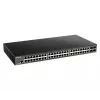 D-Link DGS-1250-48X valdomas tinklo jungiklis, 48 prievadai Gigabit + 4 x 10G SFP+