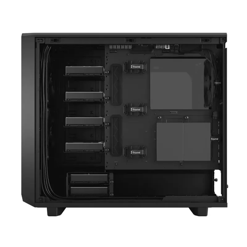 FRACTAL DESIGN Meshify 2 juodas korpusas su šviesiai tonuotu grūdintu stiklu