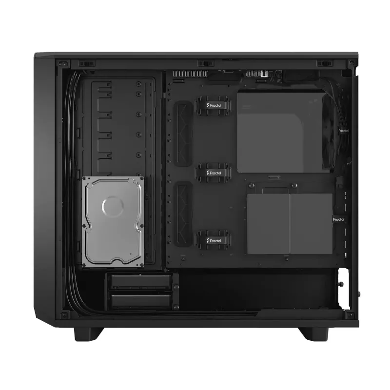 FRACTAL DESIGN Meshify 2 juodas korpusas su šviesiai tonuotu grūdintu stiklu