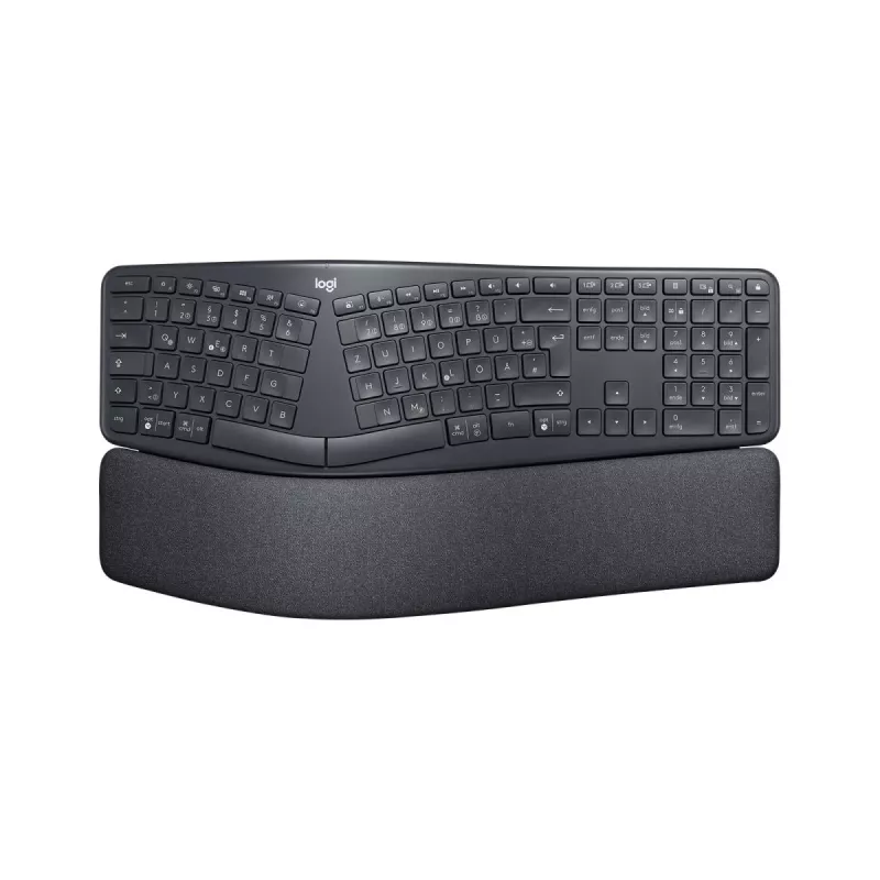 LOGITECH Ergo K860 - Belaidė išskirta klaviatūra Business Graphite Qwertz Deutsch